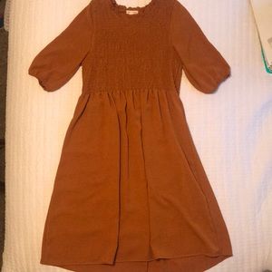Mustard yellow dress